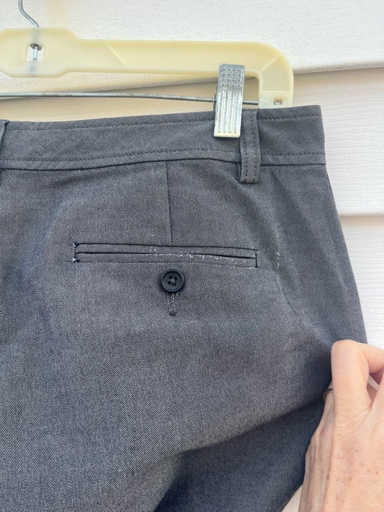 Banana Republic Martin Fit Cotton Blend Trouser Pants Gray Size 10 - Picture 10 of 12